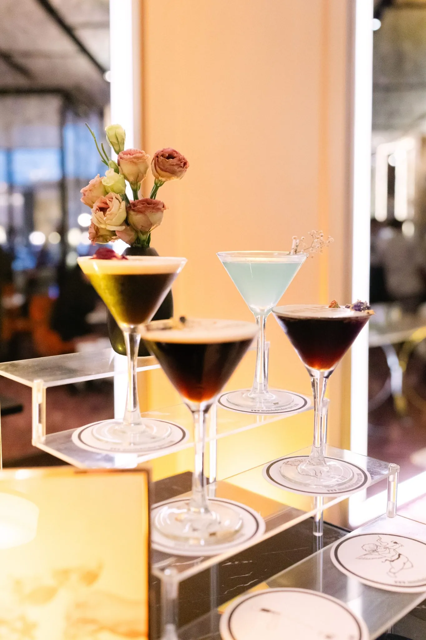 Selección premium de bebidas